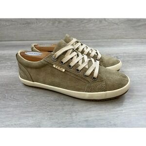 Taos Star Men's Sneaker Running Lace-Up Canvas 7 Brown Athletic‎ Shoes